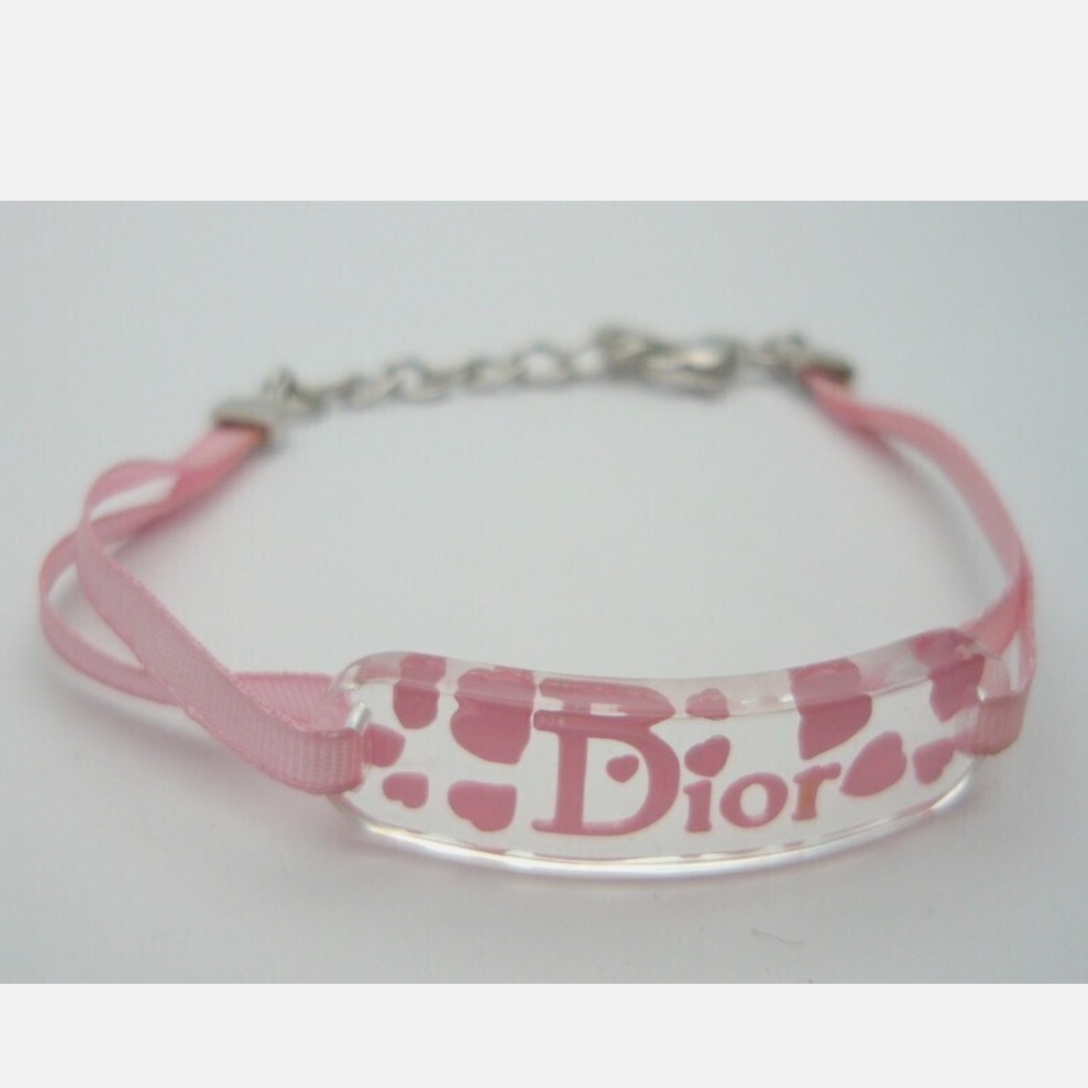 Dior Pink Hearts Bracelet